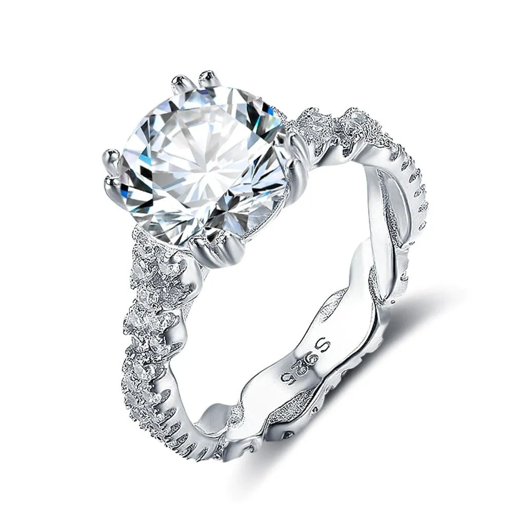 Sterling Silver Engagement Rings For Women all