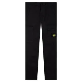 Stretch Gabardine Trousers - Black