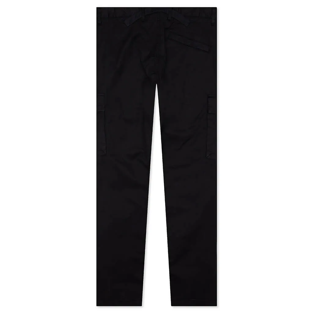 Stretch Gabardine Trousers - Black