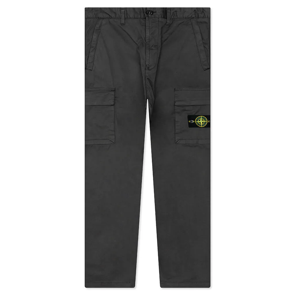 Stretch Gabardine Trousers - Charcoal