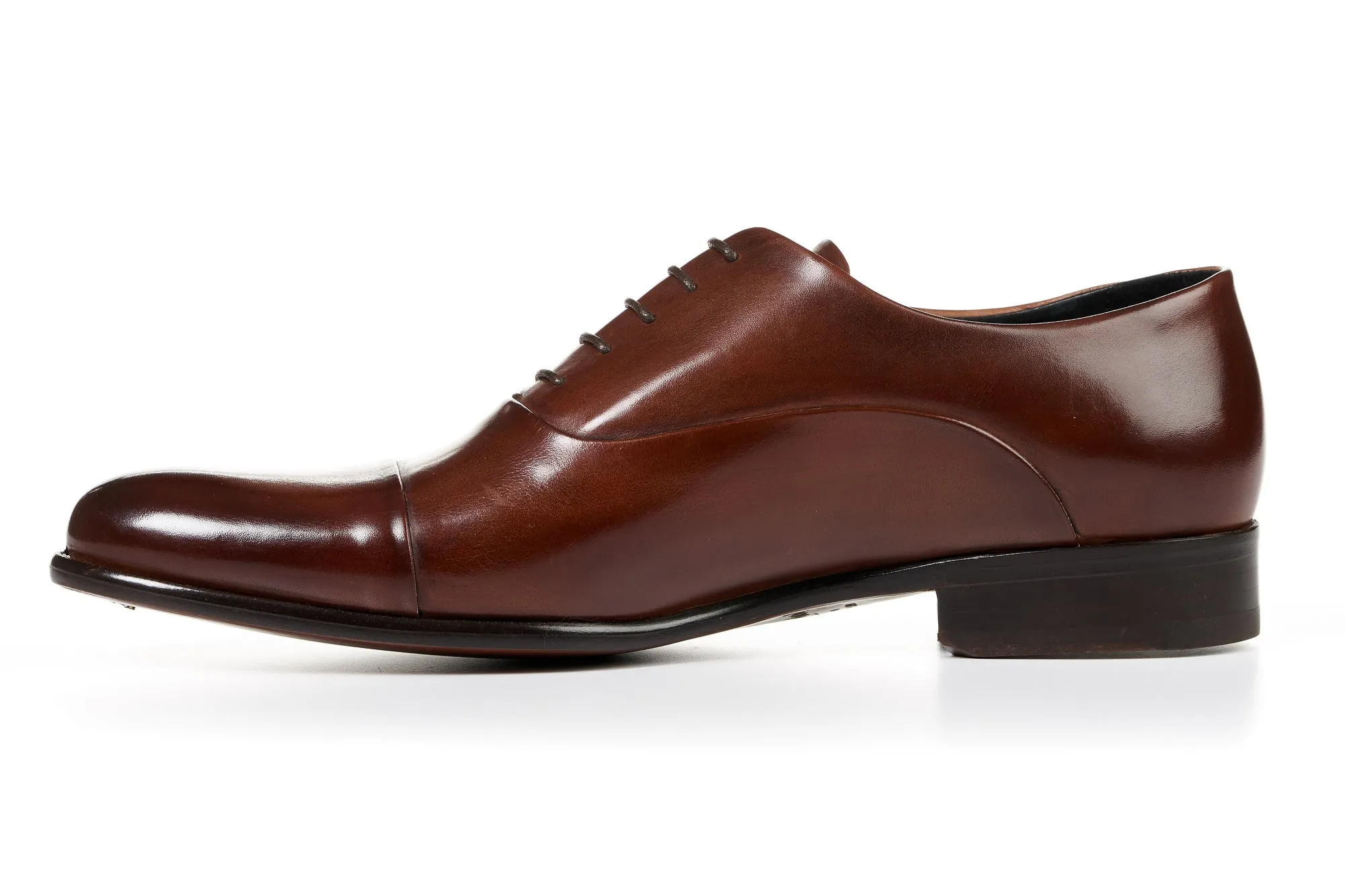 The Cagney Cap-Toe Oxford - Brown