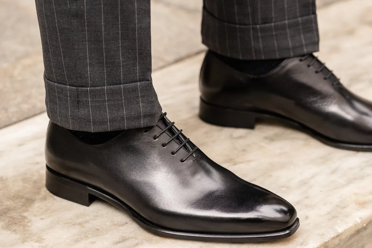 The Ramses Wholecut Oxford - Black