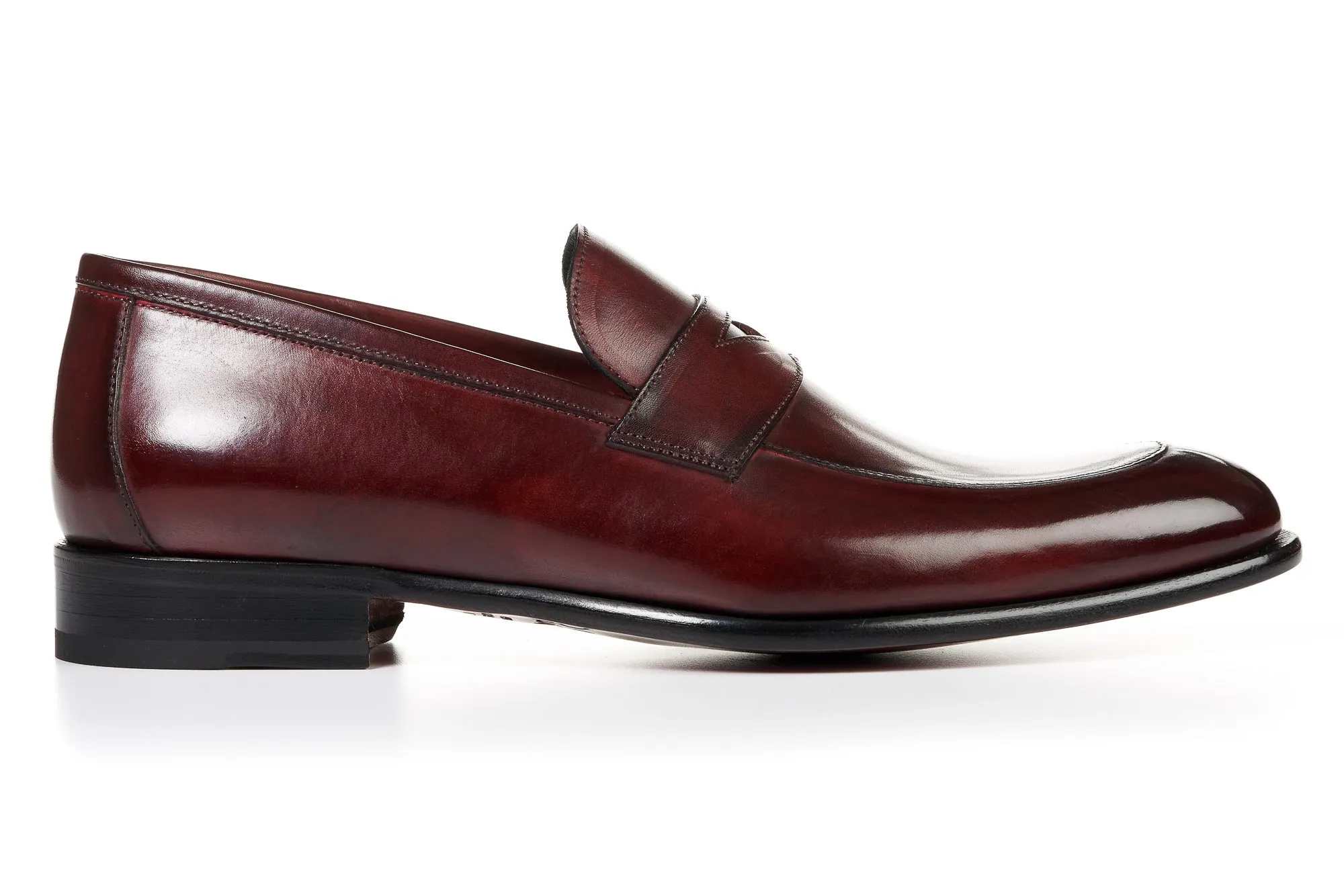 The Stewart Penny Loafer - Oxblood