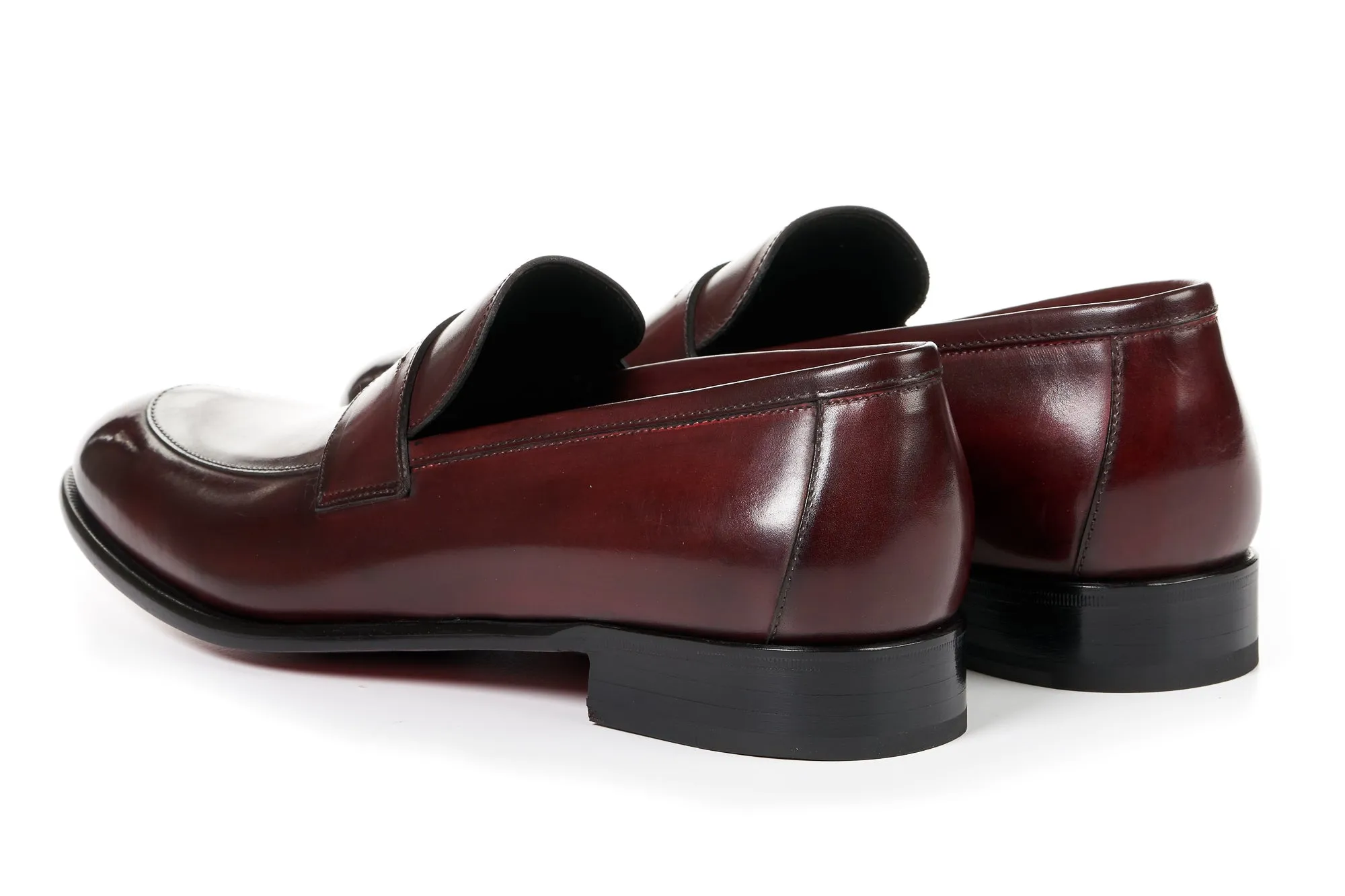 The Stewart Penny Loafer - Oxblood