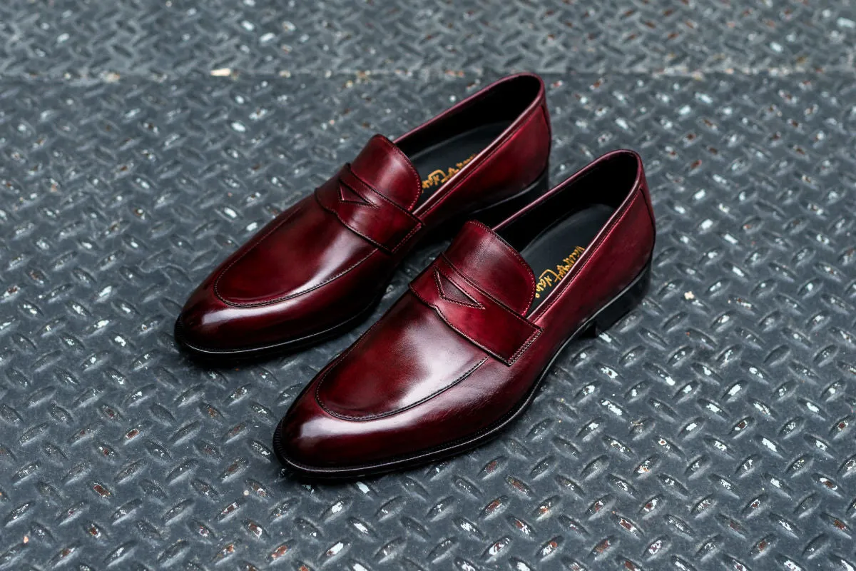 The Stewart Penny Loafer - Oxblood