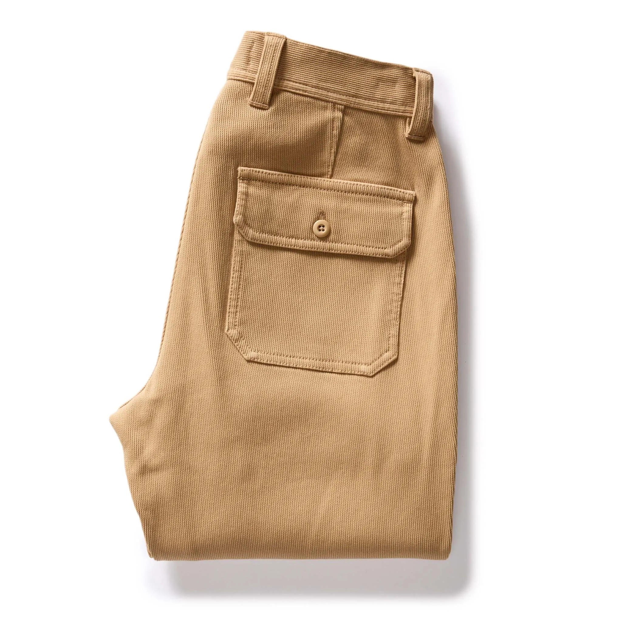 The Trail Pant in Light Khaki Bedford Cord