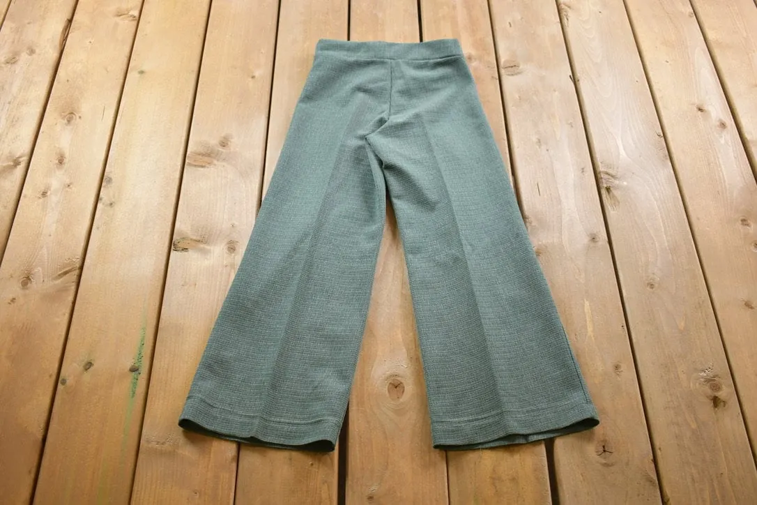 Vintage 1970s Bit And Pieces Youth Bell Bottom Trousers Size 22 x 22.5 / American Vintage / Vintage Pants / True Vintage