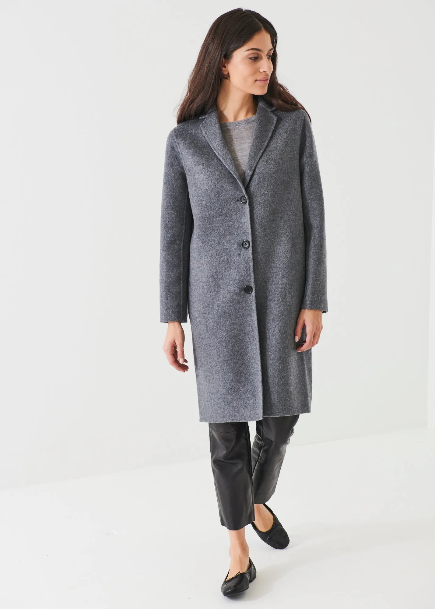 WOOL CASHMERE COAT