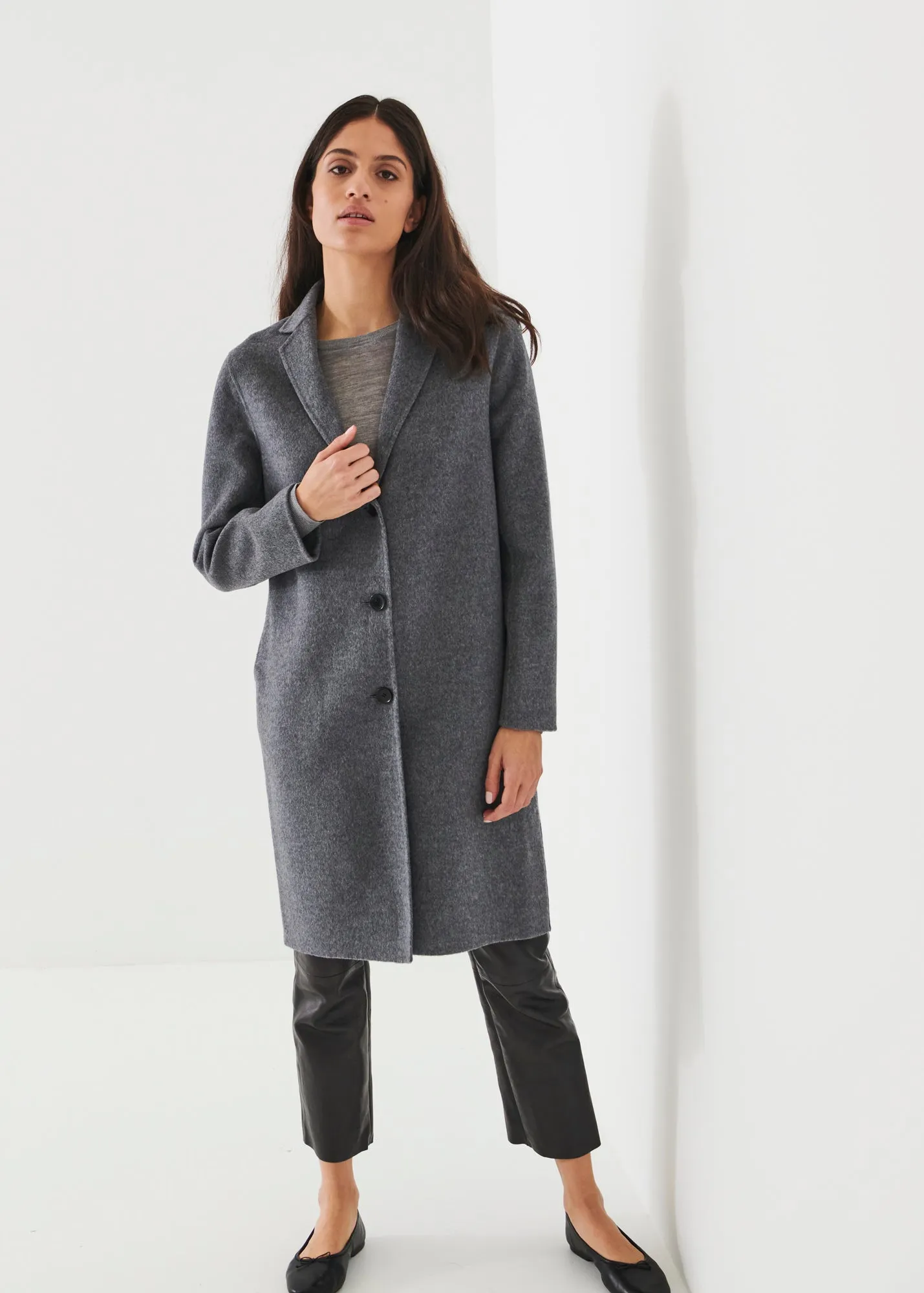 WOOL CASHMERE COAT